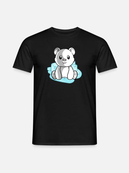 Polar bear polar bear - Men's T-Shirt - black