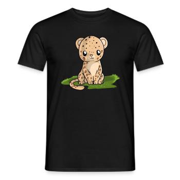 jaguar - T-shirt homme - noir - Devant - AI Model Male 178 light (178cm)