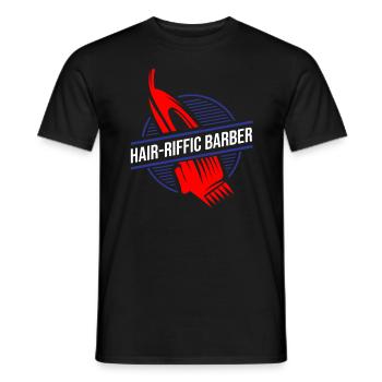 Barber Barbershop Barbier Bart - Männer T-Shirt - Schwarz - Vorne - AI Model Male 178 light (178cm)