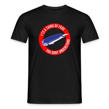 Barber Barbershop Barbier Bart - T-shirt homme - noir - Devant - AI Model Male 178 light (178cm)