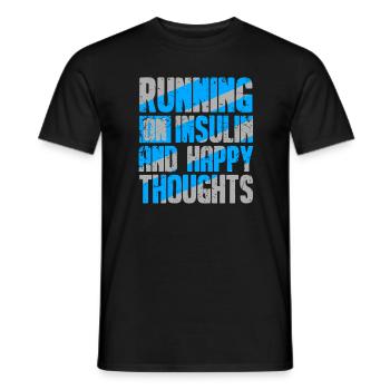 Diabetes Diabetiker Pankreas Insulin - Männer T-Shirt - Schwarz - Vorne - AI Model Male 178 light (178cm)