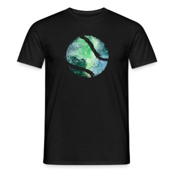 Tennis - Männer T-Shirt - Schwarz - Vorne - AI Model Male 178 light (178cm)