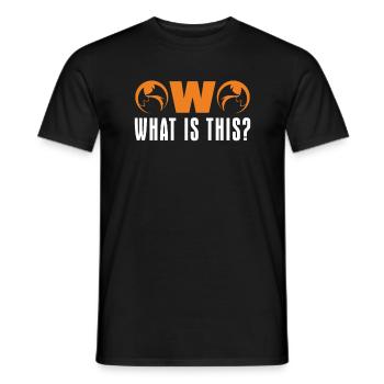 Furry Fandom Furries Fursona - Men's T-Shirt - black - Front - AI Model Male 178 light (178cm)
