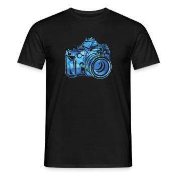 Photographe Photographe Photographie Appareil photo - T-shirt homme - noir - Devant - AI Model Male 178 light (178cm)