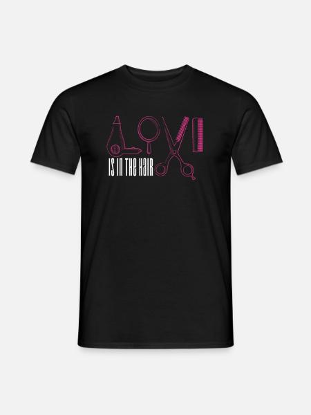 Coiffeur coiffeur coiffeur - T-shirt homme - noir