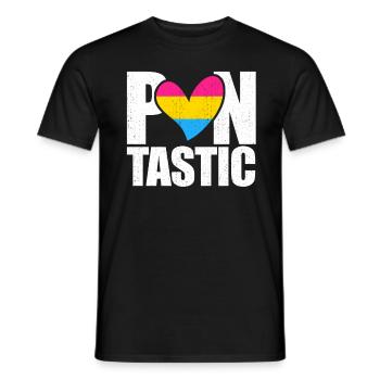 Pansexuell Pan Pride - Männer T-Shirt - Schwarz - Vorne - AI Model Male 178 light (178cm)