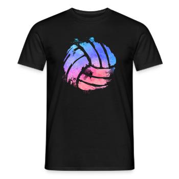 Volley-ball beach volley - T-shirt homme - noir - Devant - AI Model Male 178 light (178cm)