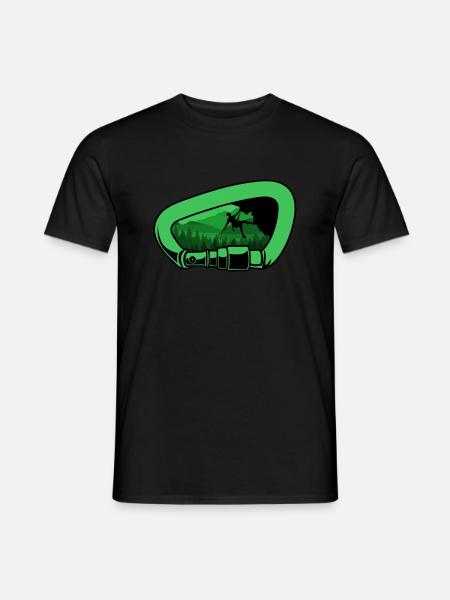 Climbing Mountaineering Climbers - Men's T-Shirt - black