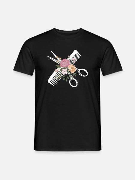Coiffeur coiffeur coiffeur - T-shirt homme - noir