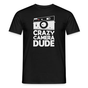 Photographe Photographe Photographie Appareil photo - T-shirt homme - noir - Devant - AI Model Male 178 light (178cm)