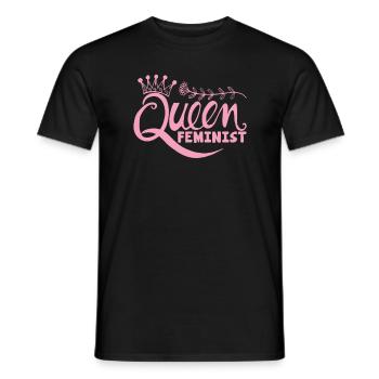 Féminisme Woman Power Féministe - T-shirt homme - noir - Devant - AI Model Male 178 light (178cm)