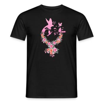 Feminism Woman Power Feminist - Men's T-Shirt - black - Front - AI Model Male 178 light (178cm)