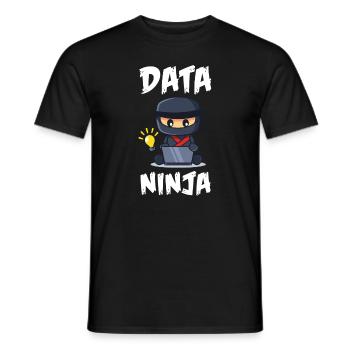 Data Science Analyst Data Scientist - Männer T-Shirt - Schwarz - Vorne - AI Model Male 178 light (178cm)