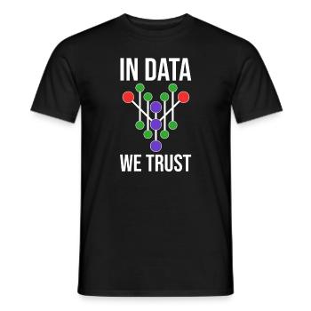 Data Science Analyst Data Scientist - Männer T-Shirt - Schwarz - Vorne - AI Model Male 178 light (178cm)