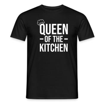 Cook chef home cook kitchen chef chef cook - Men's T-Shirt - black - Front - AI Model Male 178 light (178cm)