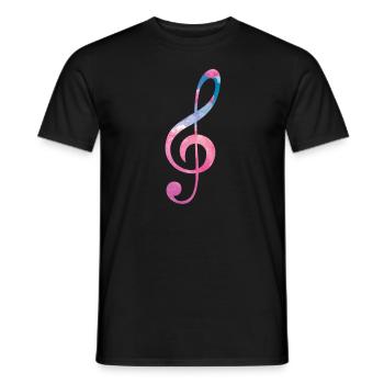 Chorale répétition chorale chanteurs - T-shirt homme - noir - Devant - AI Model Male 178 light (178cm)