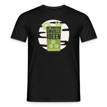 Cocktail - Männer T-Shirt - Schwarz - Vorne - AI Model Male 178 light (178cm)