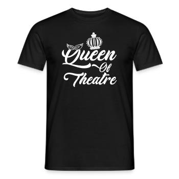 Theater Schauspieler Theaterbühne Theaterstück - Männer T-Shirt - Schwarz - Vorne - AI Model Male 178 light (178cm)