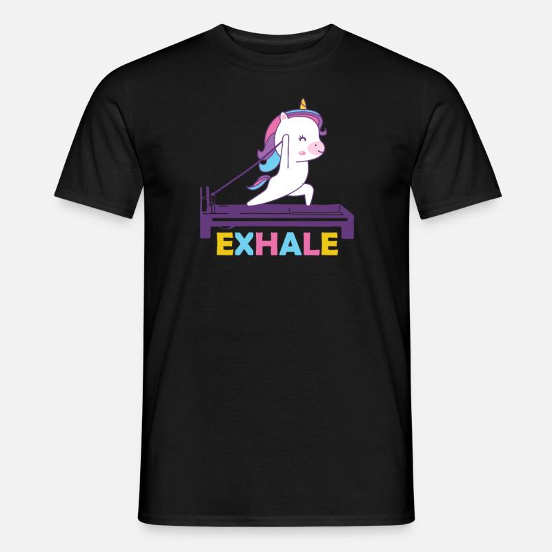 Pilates - Männer T-Shirt - Schwarz