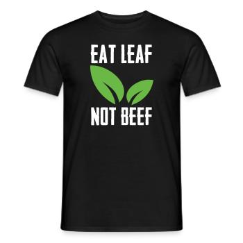 Végétaliens végétaliennes légumes Végétalien - T-shirt homme - noir - Devant - AI Model Male 178 light (178cm)