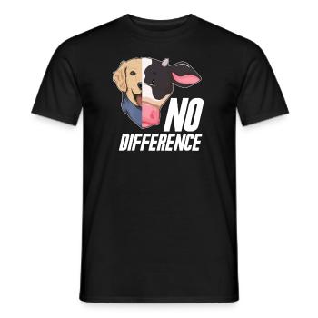 Végétaliens végétaliennes légumes Végétalien - T-shirt homme - noir - Devant - AI Model Male 178 light (178cm)