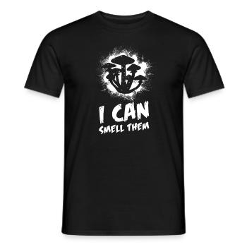 Champignons Cueilleurs de champignons Éponges Champignons Cueilleurs - T-shirt homme - noir - Devant - AI Model Male 178 light (178cm)
