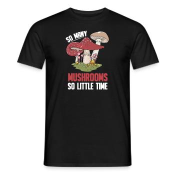 Champignons Cueilleurs de champignons Éponges Champignons Cueilleurs - T-shirt homme - noir - Devant - AI Model Male 178 light (178cm)