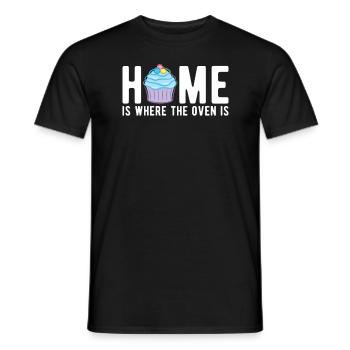 Baker Baking Pastry Chef - Men's T-Shirt - black - Front - AI Model Male 178 light (178cm)