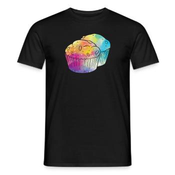 Baker Baking Pastry Chef - Men's T-Shirt - black - Front - AI Model Male 178 light (178cm)