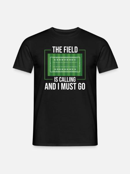 American Football - Männer T-Shirt - Schwarz