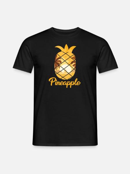 Ananas - T-shirt homme - noir