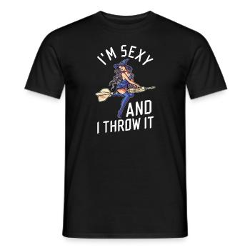 Dart Darter Dartsport - Männer T-Shirt - Schwarz - Vorne - AI Model Male 178 light (178cm)
