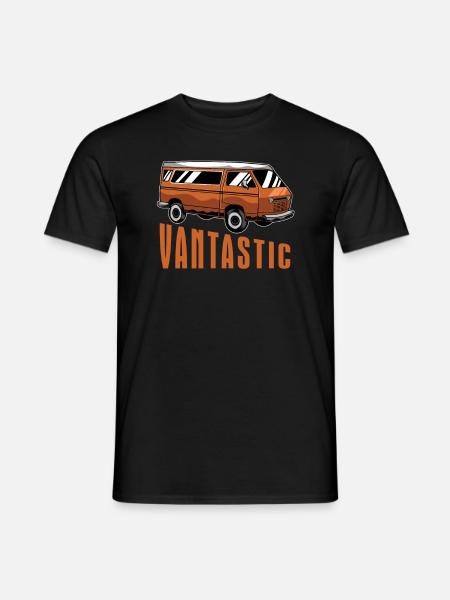 Camper Bus Caravan Camper Bus - Männer T-Shirt - Schwarz