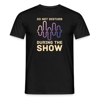 Technicien de son Sound Audio Engineer - T-shirt homme - noir - Devant - AI Model Male 178 light (178cm)