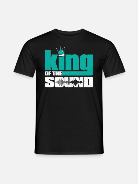Tontechniker Sound Audio Engineer - Männer T-Shirt - Schwarz