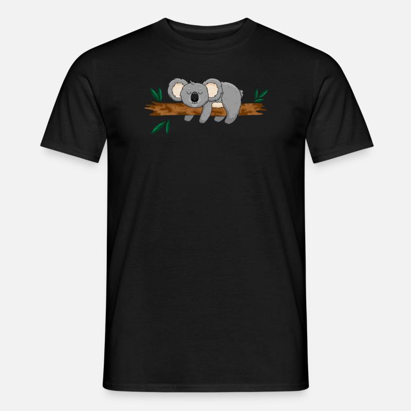Koala Koalabär - Männer T-Shirt - Schwarz