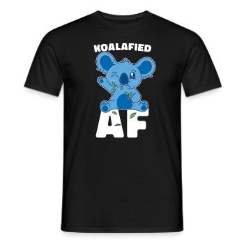 Koala Koala Bear - Men's T-Shirt - black - Front - AI Model Male 178 light (178cm)