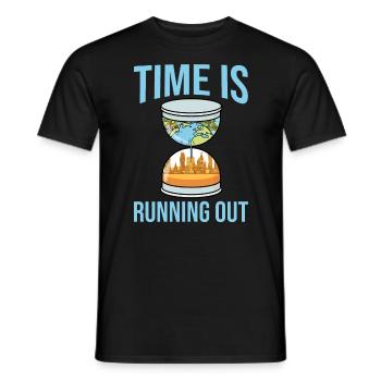 Changement climatique Lutte contre le changement climatique Réchauffement climatique Planète terre - T-shirt homme - noir - Devant - AI Model Male 178 light (178cm)