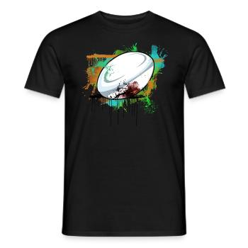 Rugby - T-shirt homme - noir - Devant - AI Model Male 178 light (178cm)