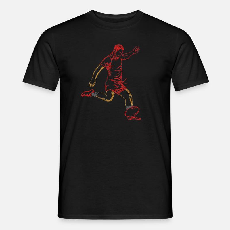 Rugby - Männer T-Shirt - Schwarz