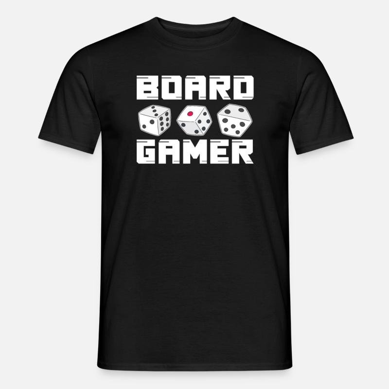 Brettspiel - Männer T-Shirt - Schwarz