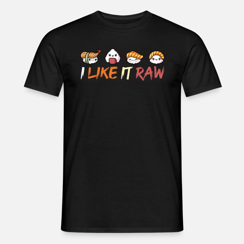 Sushi - Männer T-Shirt - Schwarz