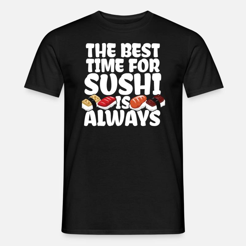 Sushi - Männer T-Shirt - Schwarz