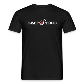 Sushi - Männer T-Shirt - Schwarz - Vorne - AI Model Male 178 light (178cm)