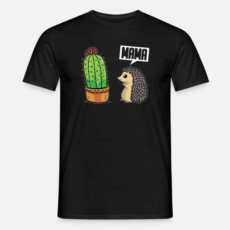 Igel - Männer T-Shirt - Schwarz