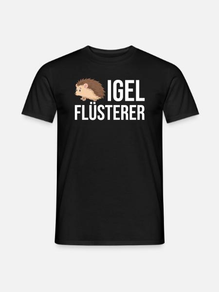 Igel - Männer T-Shirt - Schwarz