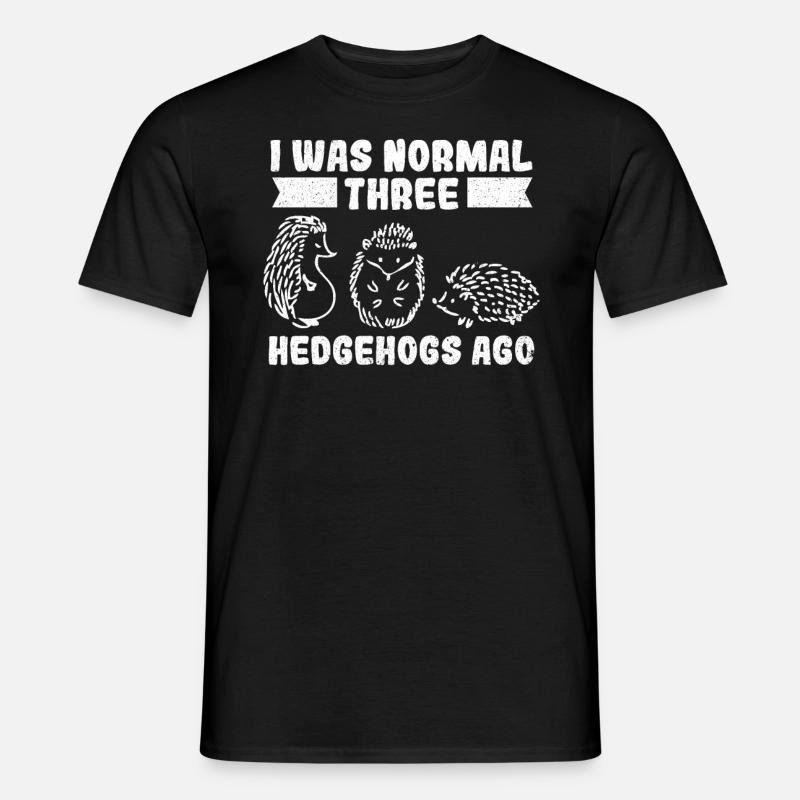 Igel - Männer T-Shirt - Schwarz
