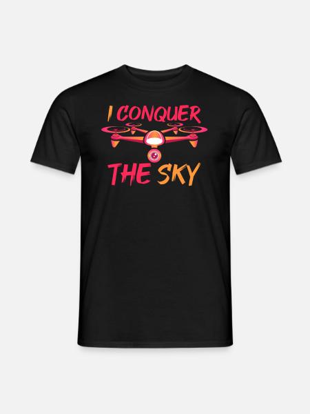 Drone Drone Pilot Quadcopter - Men's T-Shirt - black