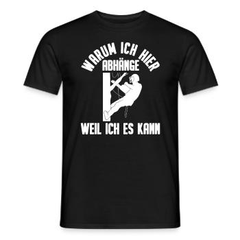 Baumklettern Baumpfleger Arborist Baumkletterer - Männer T-Shirt - Schwarz - Vorne - AI Model Male 178 light (178cm)