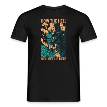 Baumklettern Baumpfleger Arborist Baumkletterer - Männer T-Shirt - Schwarz - Vorne - AI Model Male 178 light (178cm)